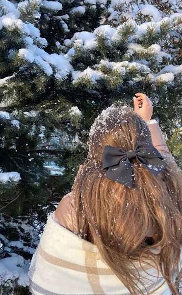 عکس برف واقعی دخترانه