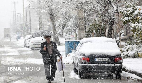 عکس برف در مازندران