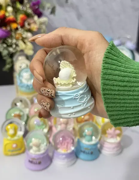 عکس گوی برفی چراغ دار