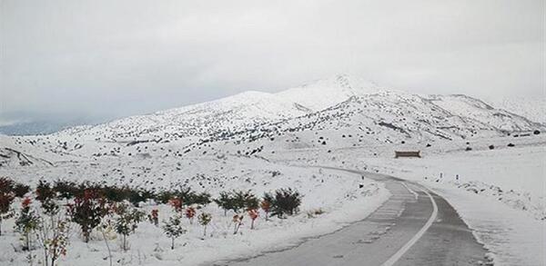 عکس برف در گرگان