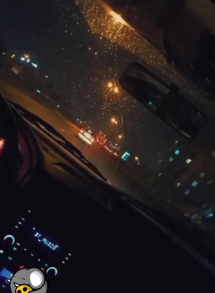 عکس فیک برف در شب