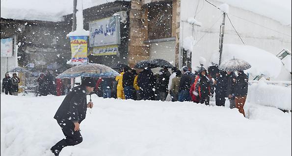 عکس های برف شمال