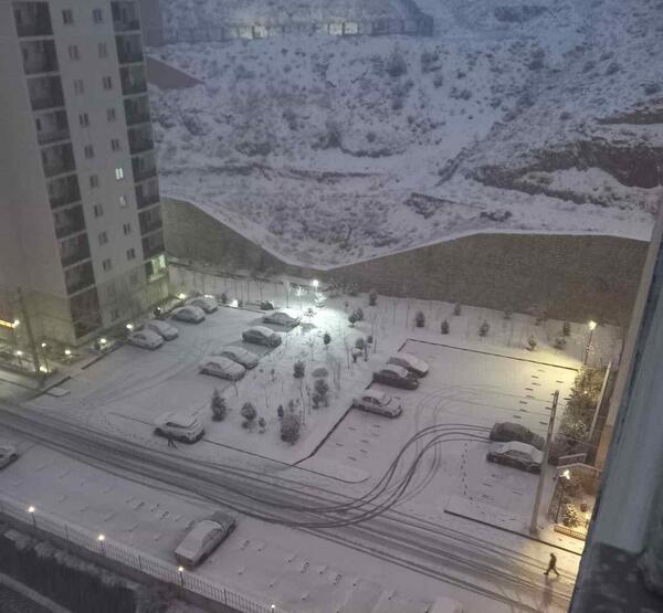 عکس از برف در تهران