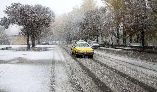 عکس برف دیشب تهران