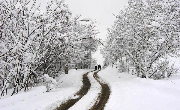 عکس برف های اردبیل