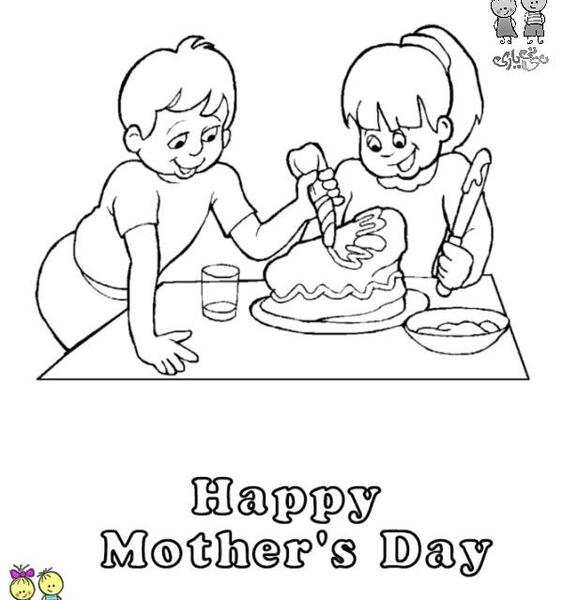 عکس مادر نقاشی شده