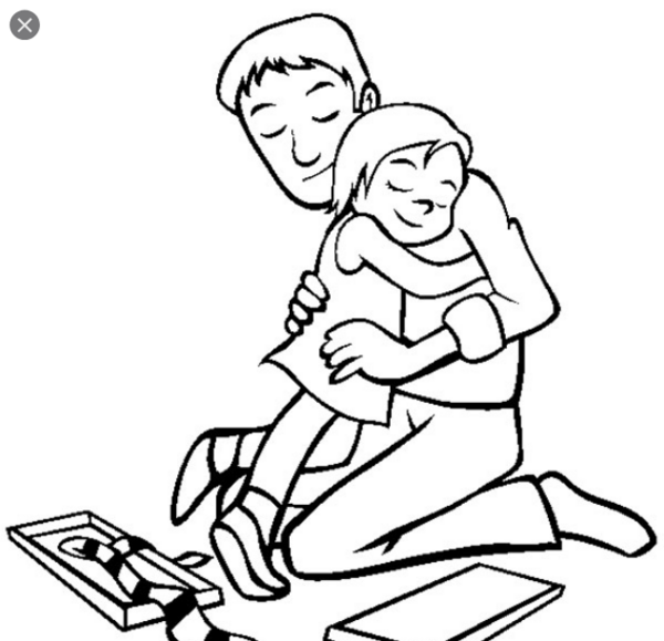 عکس نقاشی مادر و پدر