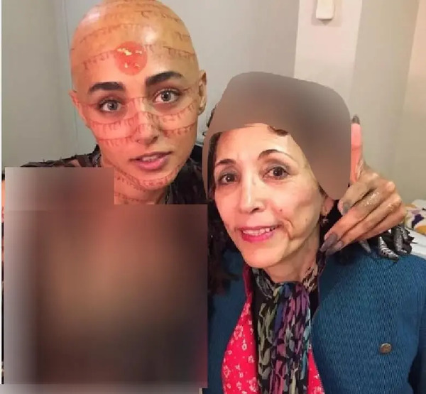 عکس فهیمه رحیم نیا مادر گلشیفته فراهانی