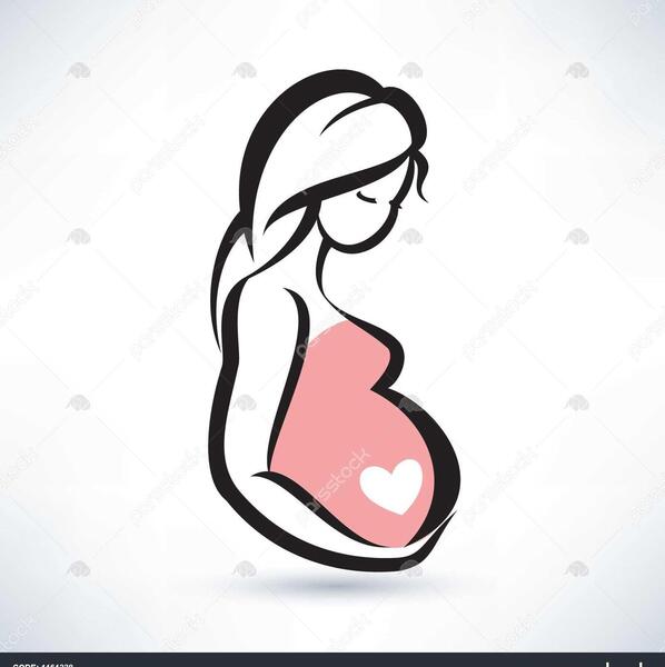 عکس کارتونی مادر حامله