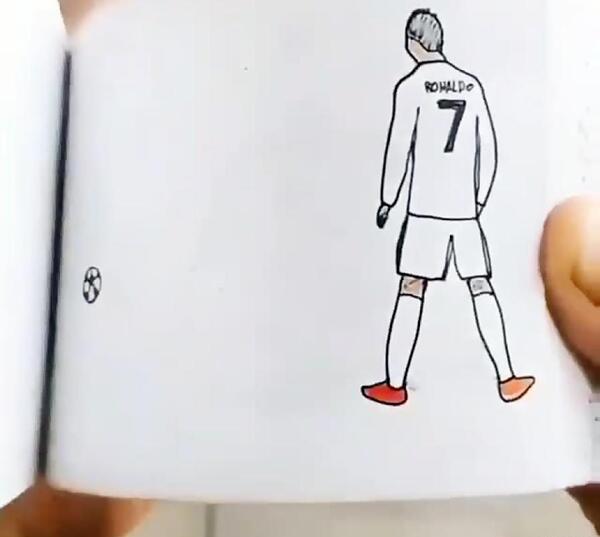عکس نقاشی رونالدو لباس