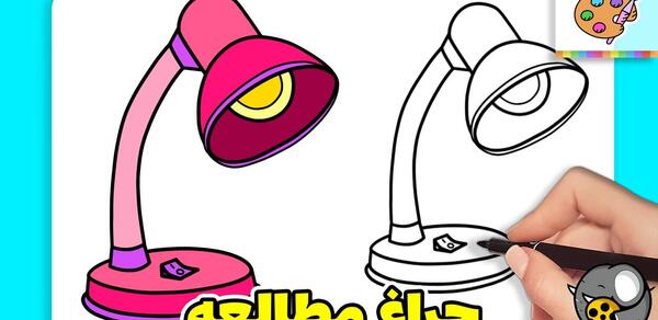 عکس نقاشی لامپ آسان