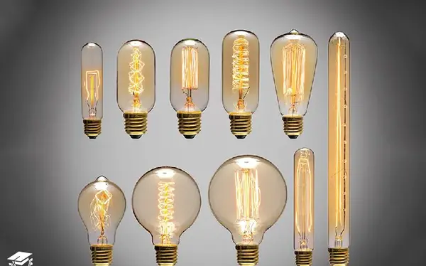 عکس نقاشی لامپ روشن