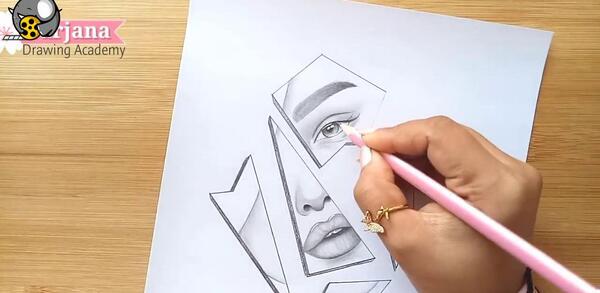 عکس نقاشی لامپ شکسته