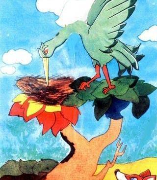 عکس نقاشی لک لک و روباه