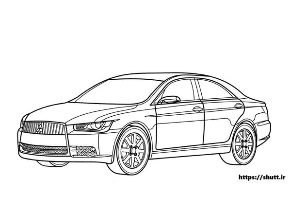 عکس نقاشی ماشین جنگی