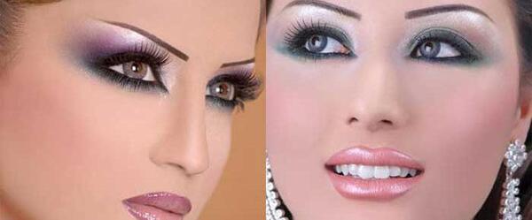 عکس زن آرایش کرده زیبا