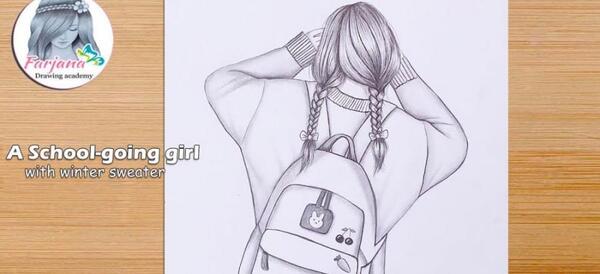 عکس نقاشی مینیاتوری دختر ساده