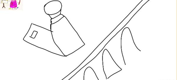 عکس نقاشی نماز دخترانه اسان