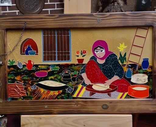 عکس نقاشی نانوایی