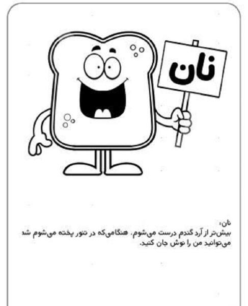 عکس نقاشی نانوایی برای کلاس دوم