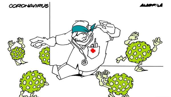 عکس نقاشی درباره ویروس کرونا