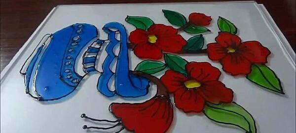 عکس نقاشی ویترایی