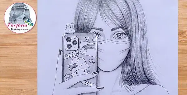 عکس نقاشی و طراحی دخترانه