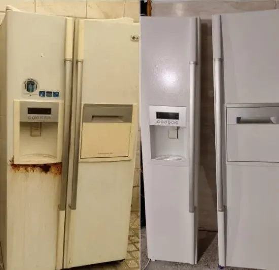 عکس نقاشی یخچال قدیمی