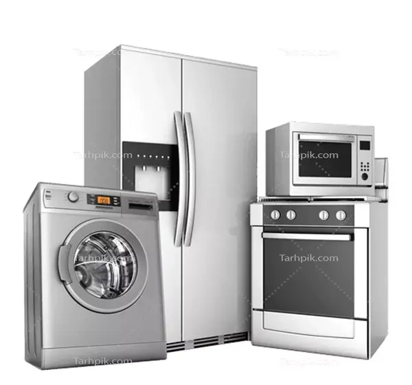 عکس نقاشی یخچال و لباسشویی
