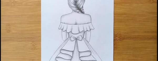 عکس نقاشی ی دخترانه ساده