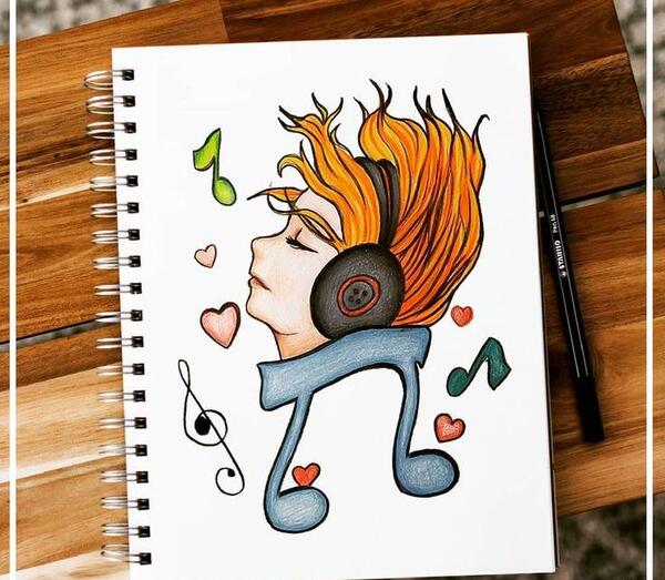 عکس نقاشی ساده آسان پسرانه