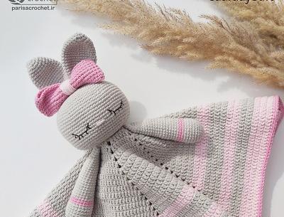 عکس خرگوش بافتنی با قلاب
