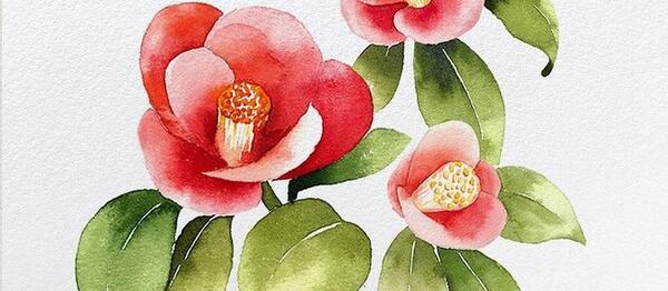 عکس طرح نقاشی ساده آبرنگ