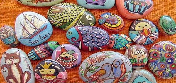 عکس نقاشی ساده با مداد شمعی برای کودکان