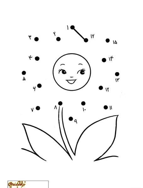 عکس نقاشی ساده با نقطه و خط