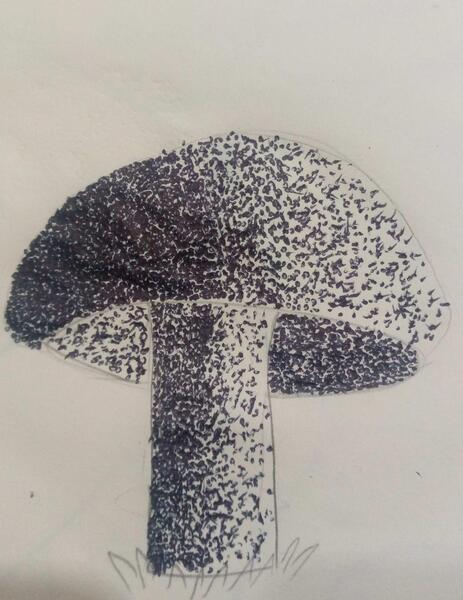 عکس نقاشی ساده با نقطه هفتم