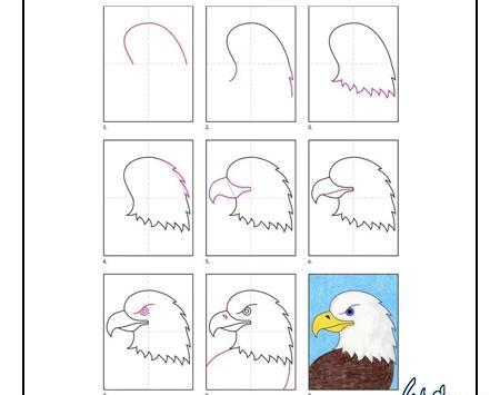 عکس نقاشی ساده پسرانه خفن عقاب