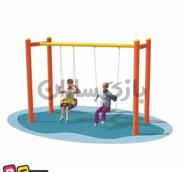 عکس نقاشی ساده تاب و سرسره