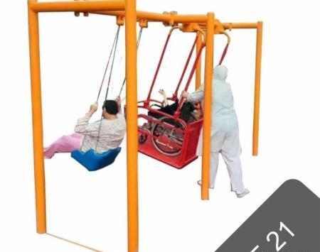 عکس نقاشی ساده تاب بازی