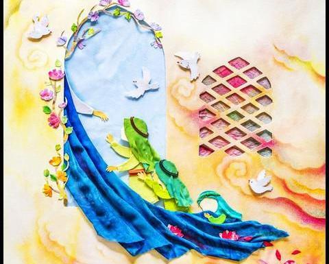 عکس نقاشی ساده تولد حضرت فاطمه