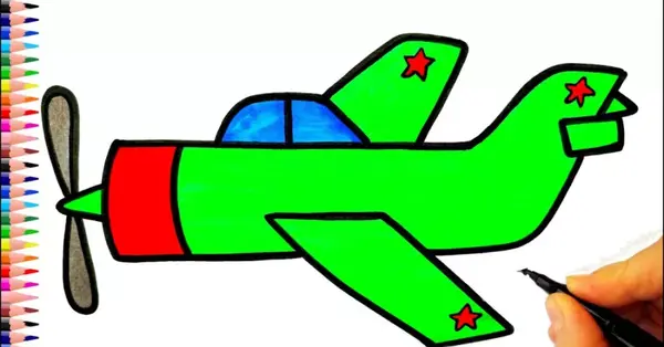 عکس نقاشی ساده تانک جنگی