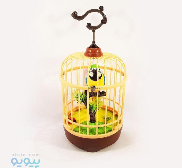 عکس قفس مرغ عشق چوبی
