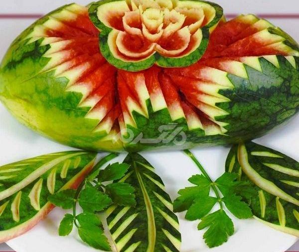 عکس هندوانه واسه شب یلدا