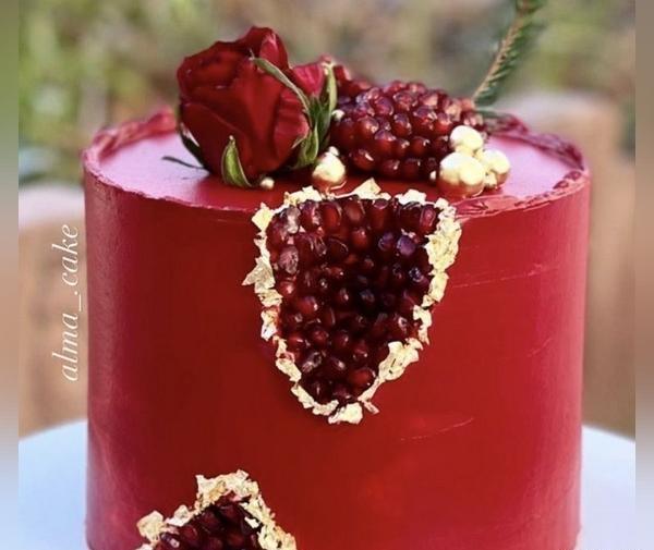 عکس شب یلدا برای کیک