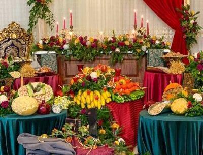 عکس شب یلدا عروس و داماد