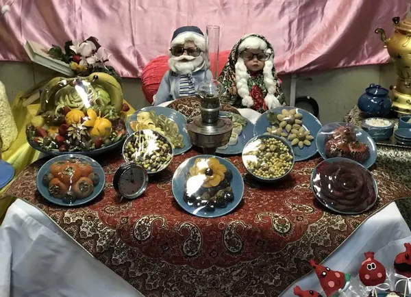 عکس شب یلدا عروسی