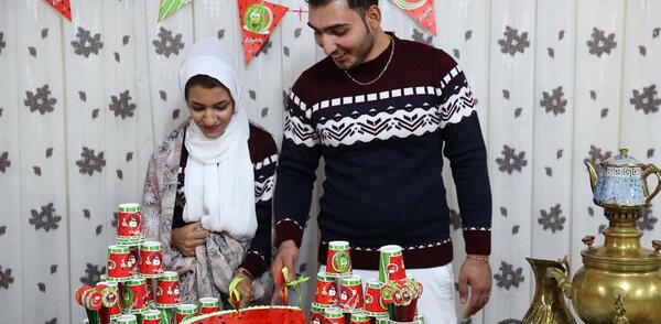 عکس شب یلدا عروسی