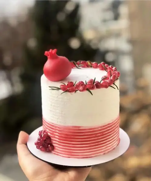 عکس طرح کیک شب یلدا