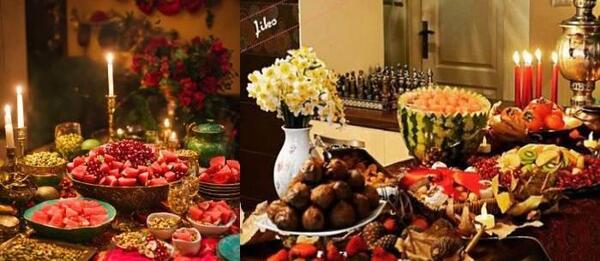 عکس شب یلدا در کنار خانواده