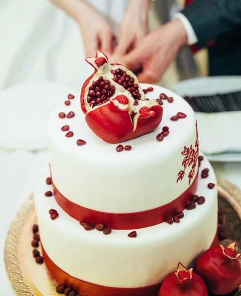 عکس شب یلدا کیک شب یلدا